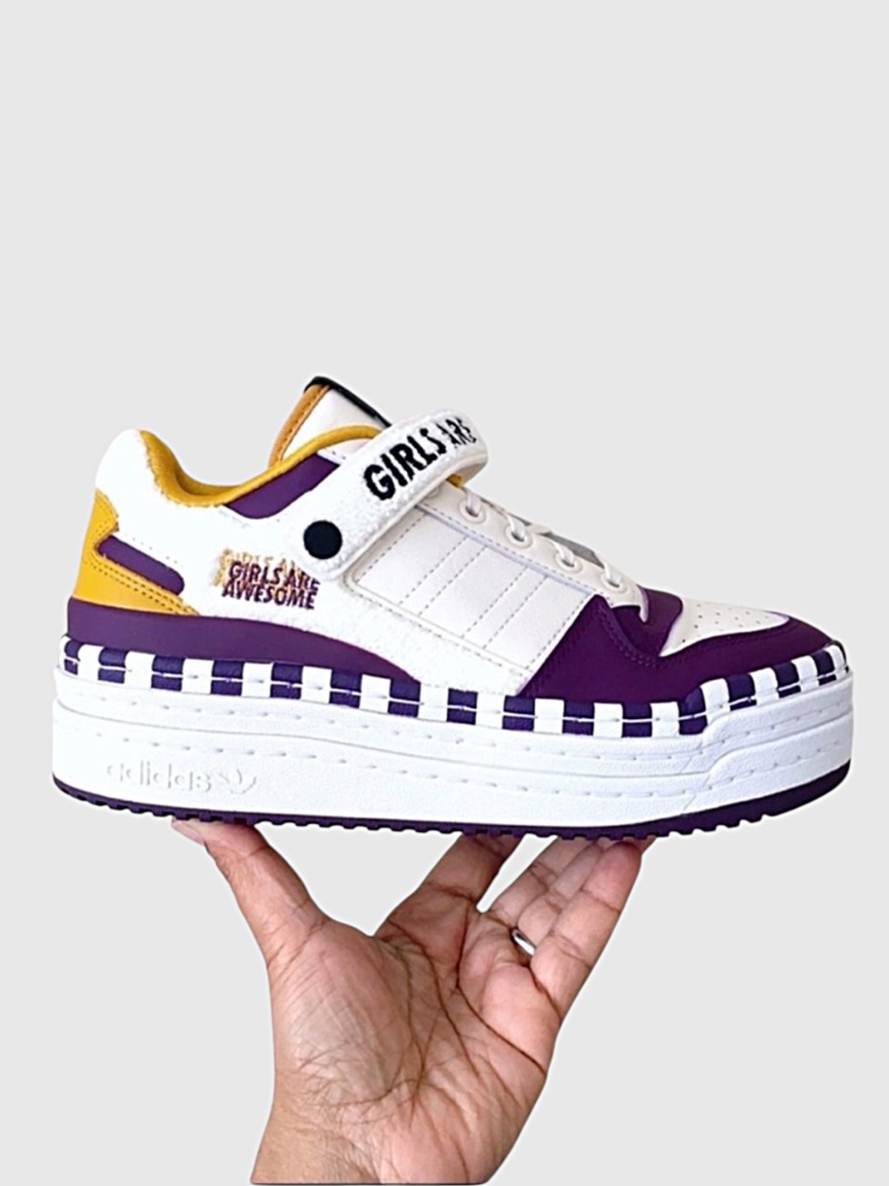 Adidas Triple Platforum Low Girls Are Awesome Women’s Platform Sneakers
